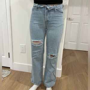 EDIKTED fold over jeans
